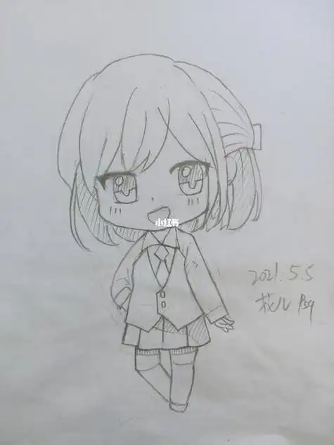 黑白动漫 男生 线稿 铅笔画动漫|素描的魅力!