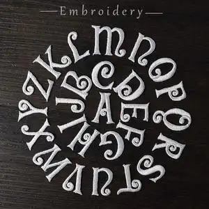 字母布贴英文个性