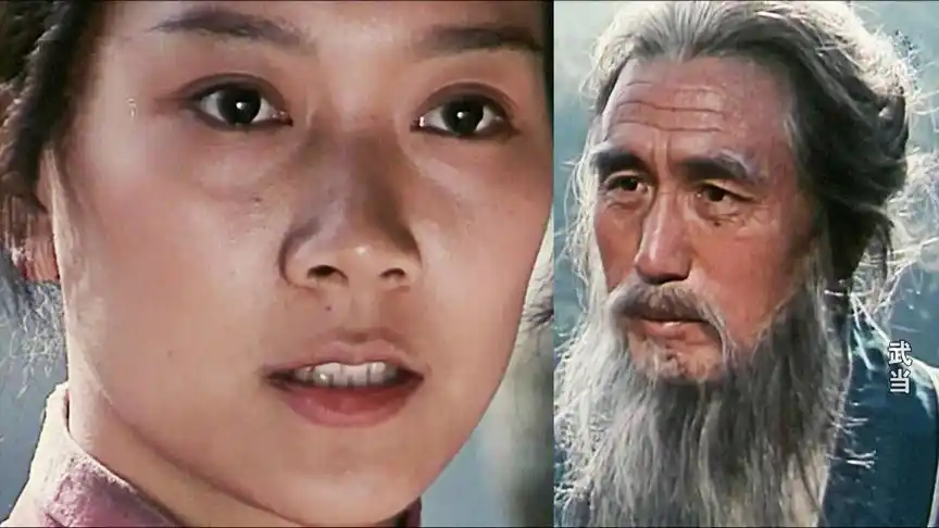 陈雪娇到武当山拜南山道长求传授九宫神行掌1983年电影《武当》4