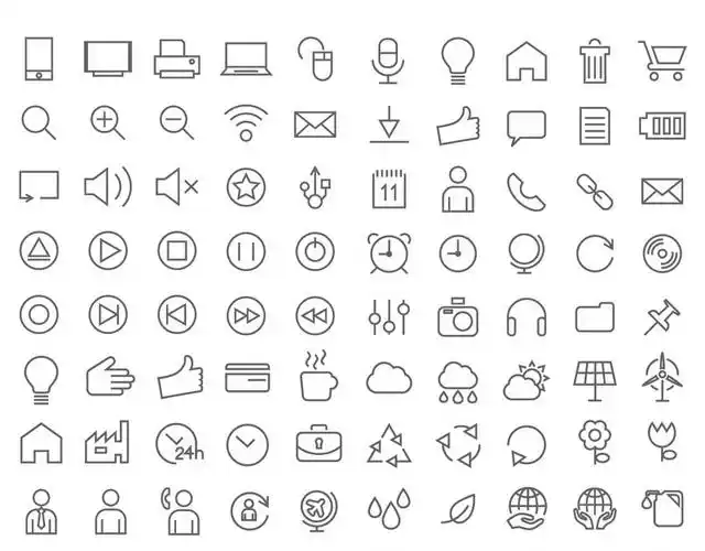 100个超实用iconppt图标素材