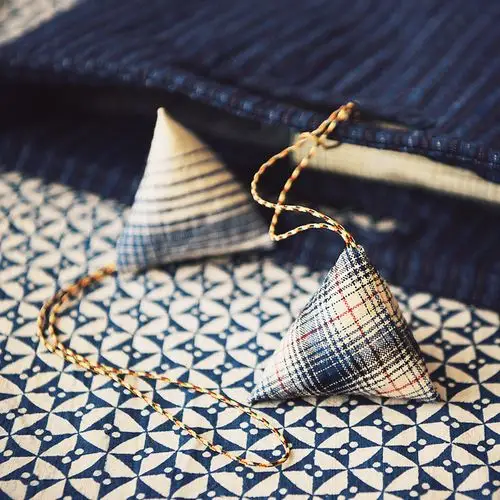 老粗粗布日式驱蚊香囊香薰中草药药材驱虫安神香包