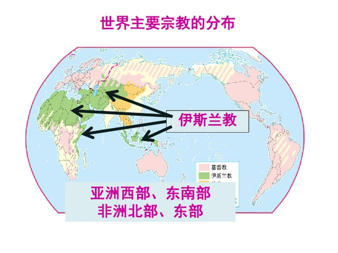2 语言和宗教 课件  :第3章 居民与聚落第二节 语言和宗教中国地图