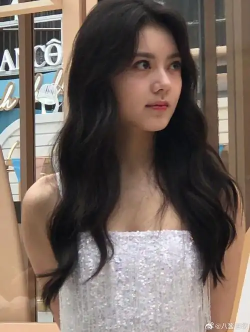 赵今麦流苏吊带裙