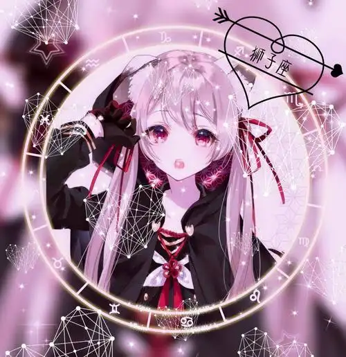 狮子座的头像!是我自己做的哟!