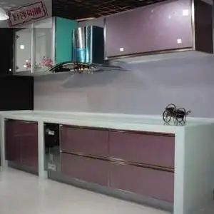 l重庆橱柜门晶钢门金刚门厨柜门板定做订制模压门板3c钢化玻璃l