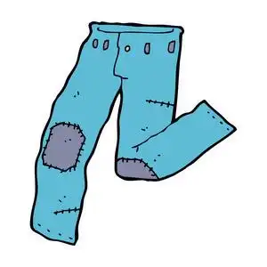 牛仔裤卡通图片