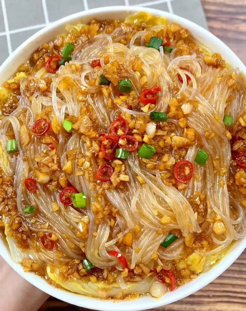 太太太好吃了!蒜蓉粉丝娃娃菜!超简单的一道蒸菜! 蒜香浓郁!