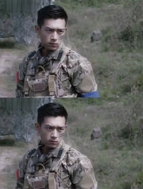 穿上军装李现形象气质又换成另一个人了,真是太迷人了,身穿迷彩军队