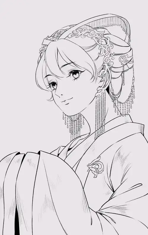 漫画#二次元#古风#如梦令#绘画#插画#壁纸#草稿#唯美#少女   nov