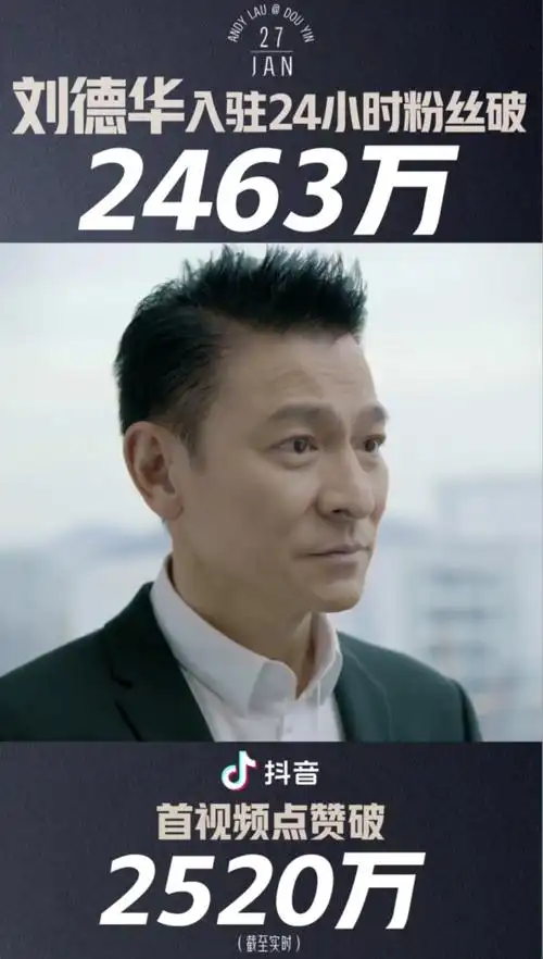 刘德华走进抖音抖音走近国民