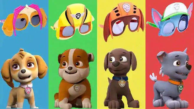 帮助汪汪队立大功成员,选择正确的眼镜恢复装备