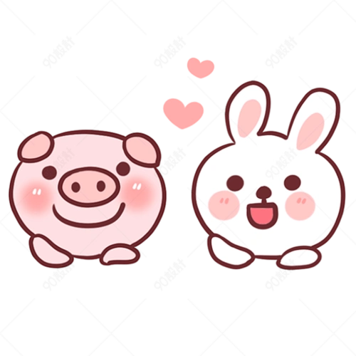 可爱卡通小动物头像