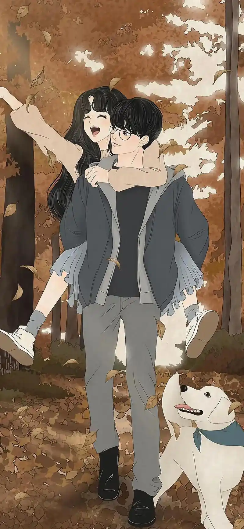 壁纸 #动漫壁纸 #壁纸手机超清全面屏 #情侣 #情侣日常 - 兑趑