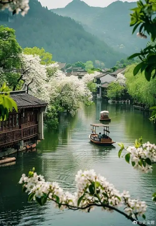 小桥流水人家,风景美如画