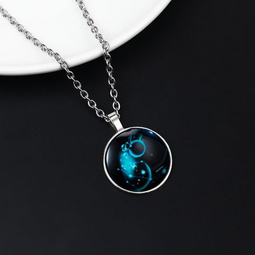 十二星座项链男女吊坠潮人韩版挂链霸气学生饰品流行ht 水瓶座 吊坠 0