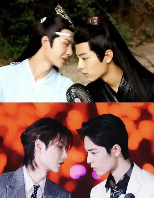 王一博与肖战两人组成了一对备受瞩目的搭档,被粉丝们亲切地赋予了"博