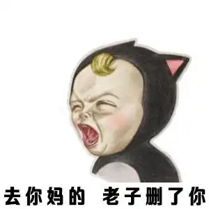 去你妈的老子删了你表情图片聊天图片表情