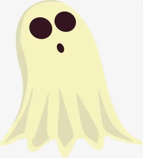 矢量手绘幽灵