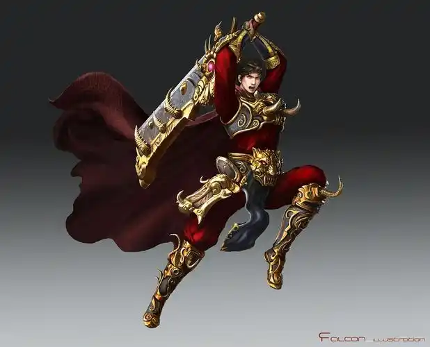 男战士|插画|游戏原画|云下隼 - 原创作品 - 站酷 (zcool)