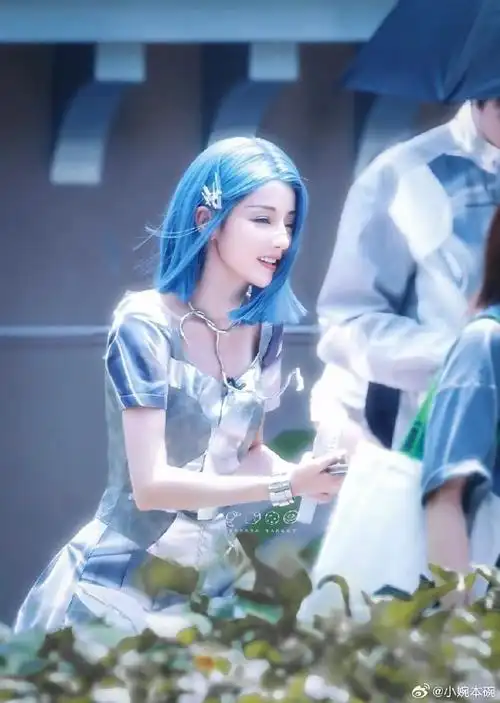 迪丽热巴蓝发#  编号06037515  真人机械姬@dear-迪丽热巴03