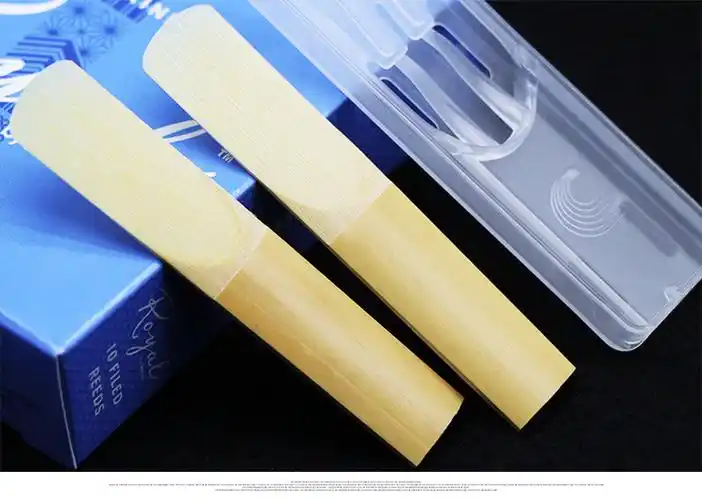 美国rico单簧管哨片降b调黑管哨片royal皇家蓝盒瑞口10片装2.