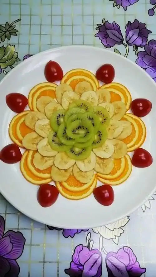 简单又好看的水果拼盘,颜值特别的高