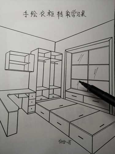 2022室内装修效果图手绘教学u盘衣柜榻榻米吊顶参考资料