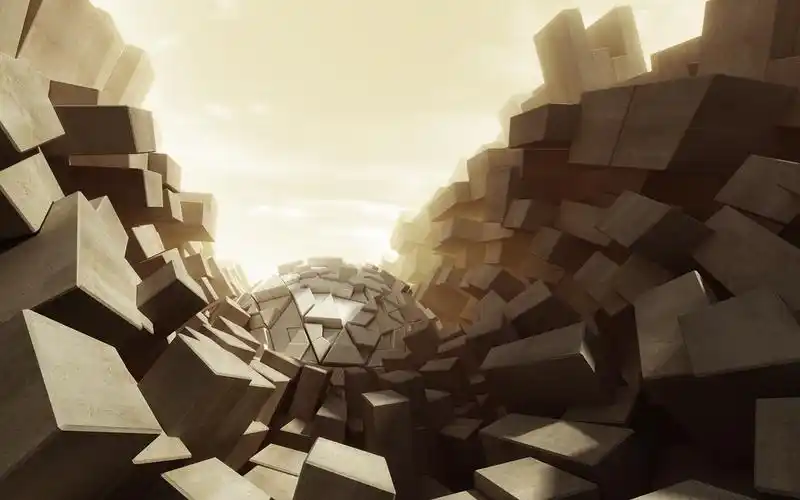 3d立体图形炫目大图壁纸下载