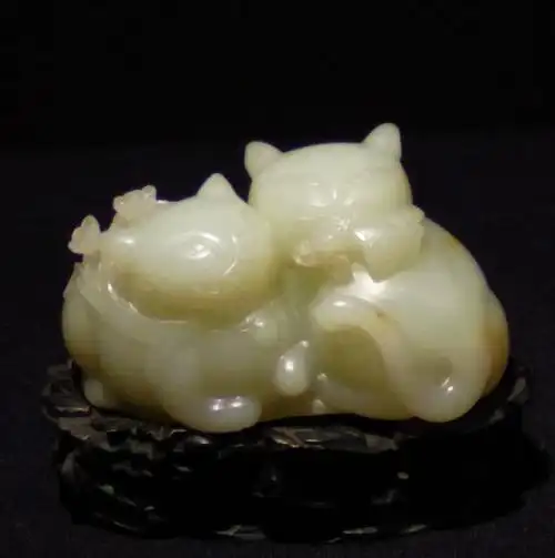 乾隆玉器~2019年10月29日,杭州市良渚博物馆内,特展故宫内乾隆朝100件