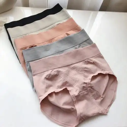 五条装中腰微收腹短裤女无缝包臀提臀内裤女