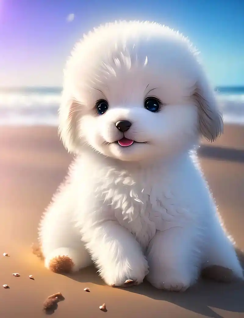 超萌可爱的小奶狗.#可爱到爆炸99 #手机壁纸 #ai绘画  - 抖音