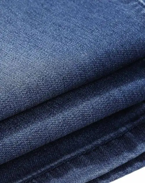 深蓝色简约个性裤脚五分牛仔短裤