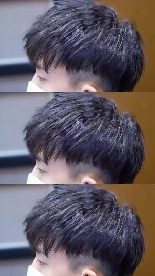 原创高清纹理摩根烫#深圳烫发 #2020最火男生发型