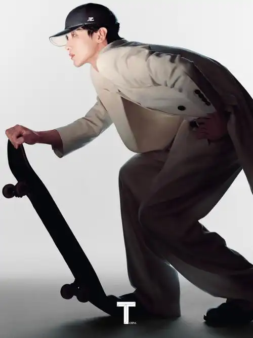 白敬亭t锦绣十二月刊封面##白敬亭t杂志复古大片