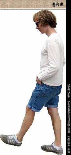 走路的人ps素材