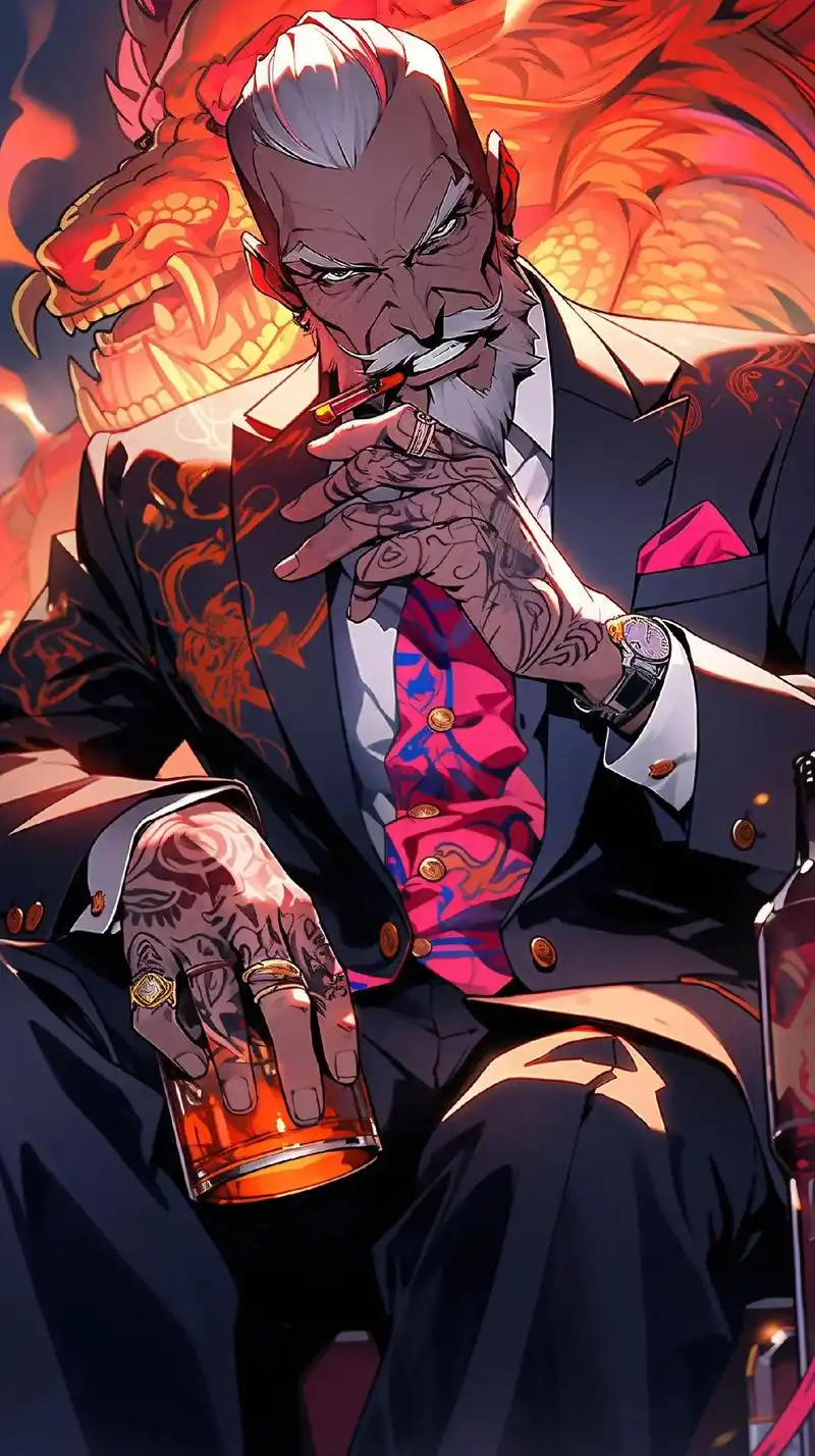 西装暴徒,神图君搜8758可取图.#动漫男生头像 #超清 # - 抖音