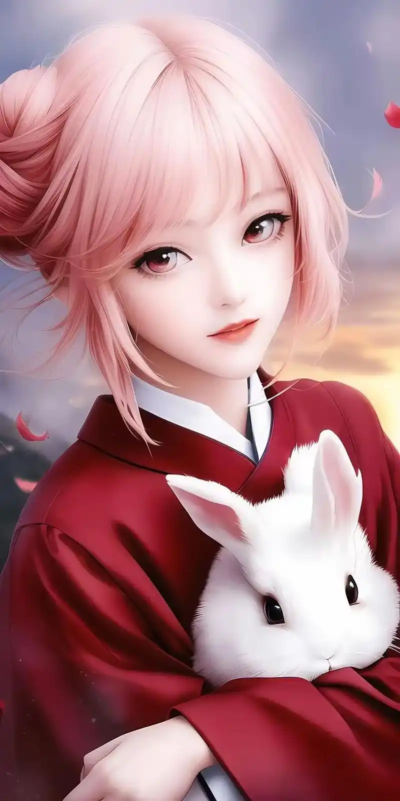 二次元高清全屏美少女壁纸.太喜欢这组壁纸了#抖音图文来了 # - 抖音