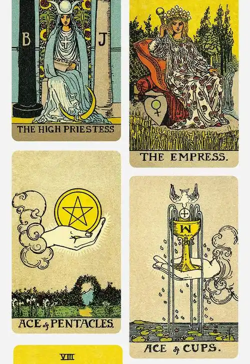 金满门新世纪韦特塔罗牌伟特塔罗牌全套百年韦特塔罗卡罗牌无边框版