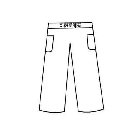 女生裤子加上衣简笔画儿童裤子卡通简笔画裤子简笔画教程裤子简笔画