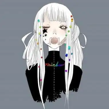 冷系列病态女生头像宿命中妥协