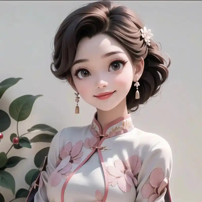 女生头像95迪士尼公主风格旗袍篇95.