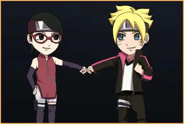 博人传:西尾铁也为佐良娜"庆生",手绘插画太暖心,实锤博佐cp