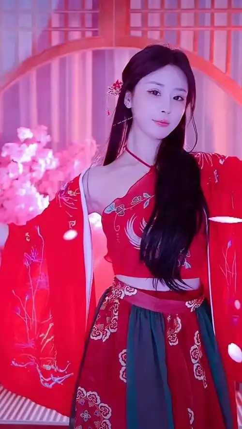 网红套装古典古装演出舞蹈汉服大袖醉酒贵妃汉服