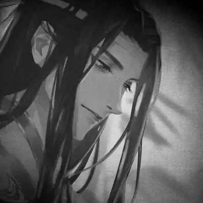 古风黑白头像男生水墨图片