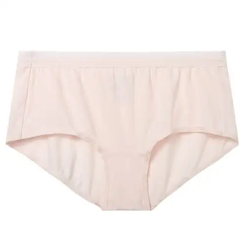 舒雅内裤女纯棉女士平角内裤舒美棉中腰平角底裤2条装e016800t