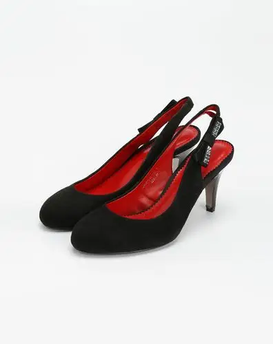 蹀愫tigrisso 黑色时尚高跟鞋