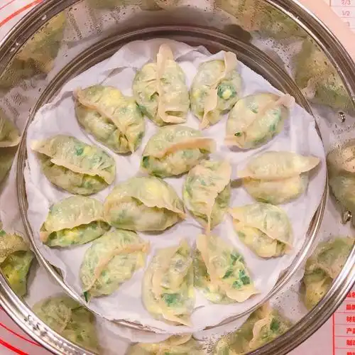 masansu做的韭菜鸡蛋虾仁三鲜饺子