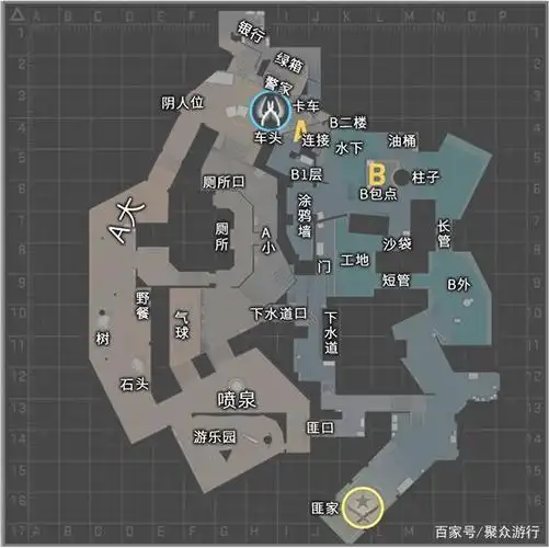 cs热门竞技地图各单位名称大全
