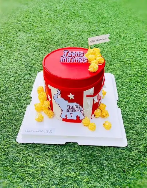 舞象之年爆米花9515桶蛋糕|时代少年团蛋糕