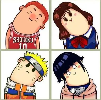 谁会画歪脖子 我给图片 帮我画个歪脖子头像